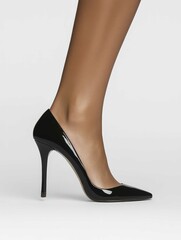 High Heel Close-Up in Motion

