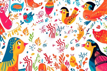 Bengali New Year, Pohela Boishakh Background Design Template, Nabo Borsho Design Illustration