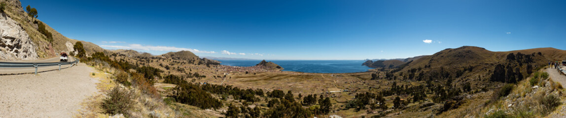 view of the mountains