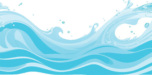 Transparent abstract soft green and blue abstract water color ocean wave texture background. Banner Graphic Resource as background for ocean wave and water wave abstract graphics	