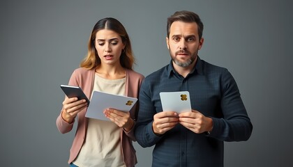 Family Financial Struggles: Husband and Wife with Debt Issues