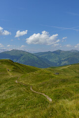 Naklejka premium wandern in den Hohen tauern