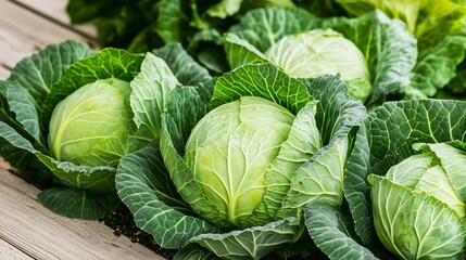 Fototapeta premium cabbage in the garden