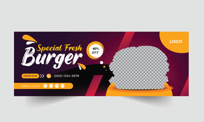 Corporate  Food FB Cover Design 