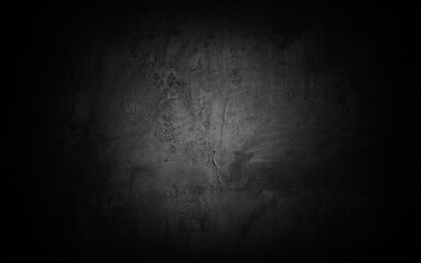 Old wall texture cement dark black gray background abstract grey color design are light with white gradient background.