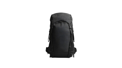 Naklejka premium Durable Black Backpack for Travel and Outdoor Activities