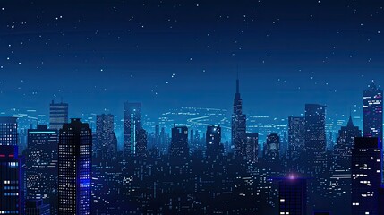 Fototapeta premium city at night
