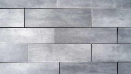 Fototapeta premium Light Gray concrete in Minimalist Design with Straight Line Pattern