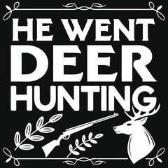 Fototapeta premium Adobe Illustrator Artwork, a black and white poster with a deer head and a wreath that says he was killed