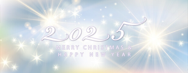 Merry Christmas And Happy New Year on the beautiful 2025 design