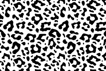 Leopard skin pattern. Seamless animal design for fabric print, textile, background, wallpaper, and garments