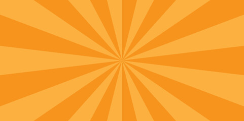 Vector sunburst pattern orange and red design. Vintage sunrays illustration swirl grunge backdrop line. sun beam vector banner design and comic burst gradient concept pattern.