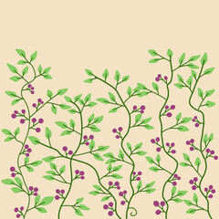 background with flowers