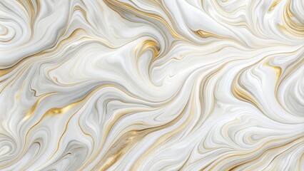 Aesthetic Liquid Marble on a Clean White Background for Stylish Food Photography with Abstract Minimalist Design and Ample Copy Space for Creative Projects