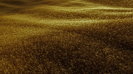 Golden cornfield illuminated by sunlight, capturing the beauty of agriculture and nature
