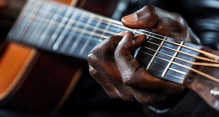 Fototapeta premium man playing guitar