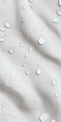 Waterproof Fabric with Water Droplets

