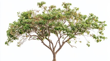 Obraz premium green tree isolated on white