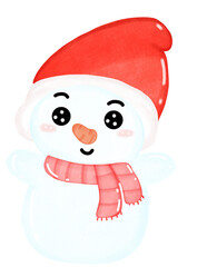 Christmas candle watercolor illustration  Illustration of a red candle