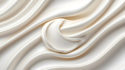 Obraz premium Wrinkle-free skin transformation, before and after anti-aging cream, detailed texture