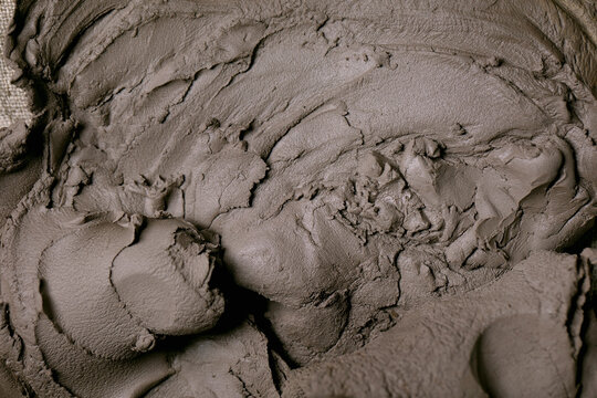 Raw clay texture background