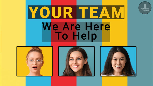 Three Views And Flashing Text