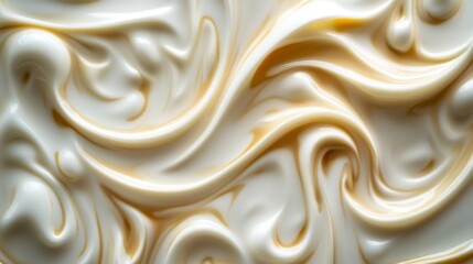 Fototapeta premium Swirling Milk and Coffee Creating Intricate Patterns and Shapes