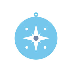 compass concept line icon. Simple element illustration. compass concept outline symbol design.