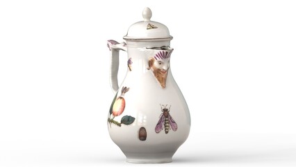 coffee pot with white background