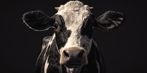 cow in the pasture Generative AI