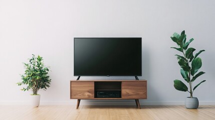 TV, minimalist background