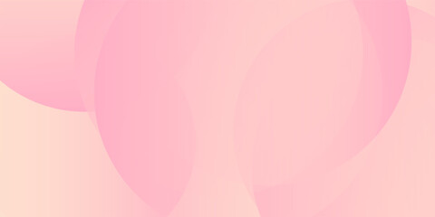 Minimalist banner background, pastel colorful, pink and yellow gradations. Circle effect style geometric, abstract background arts modern