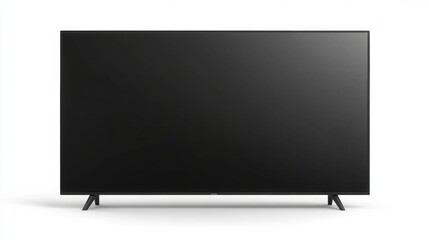 Modern TV on a white background, technology mockup
