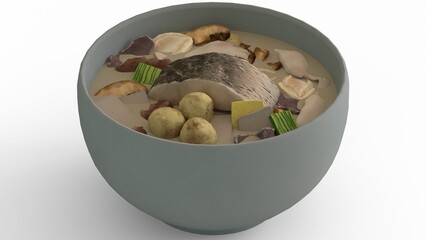 fish bowl with white background