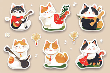 a set of cat