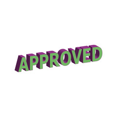 Approved icon design template