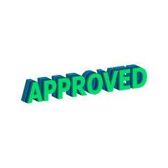 Approved icon design template