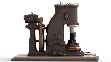 power hammer with white background