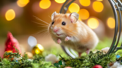 hamster in the basket