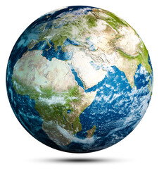 World globe planet Earth map sphere