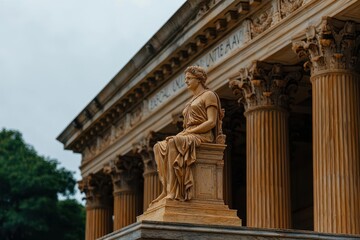 Naklejka premium law restriction concept. A government-issued alert about upcoming restrictions being reviewed for legal validity