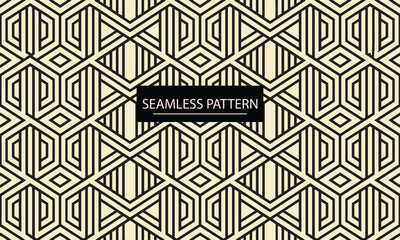 unique abstract black and white seamless geometric pattern for luxury design