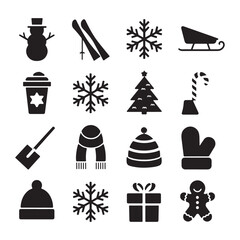 Christmas day coloring page cute holiday characters, gifts, and winter magic