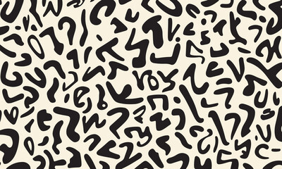 dynamic seamless black themed abstract pattern art for luxury prints design , wallpaper and textiles 