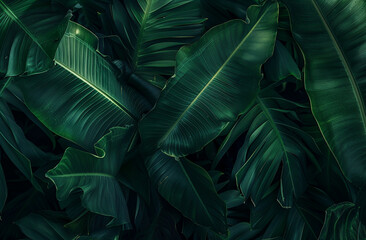 Banana Leaf abstract background realistic bananas leaf wallpaper