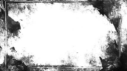 Grunge background with frame. Black and white photo frame Grunge background. Grunge background....