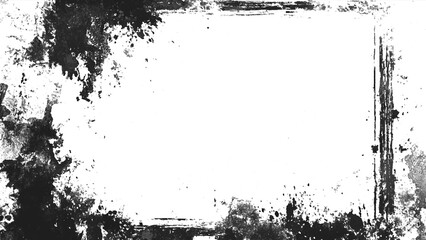 Grunge background with frame. Black and white photo frame Grunge background. Grunge background. Grunge frame. Grunge border. 