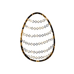 Gold easter egg template for holidays and decorations