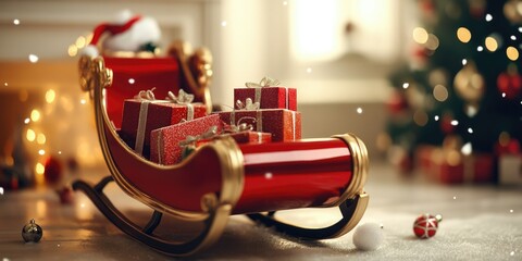 Festive Christmas Gift Setting