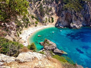 Gyalibeach Corfu Grecja lipiec 2024 © Micha